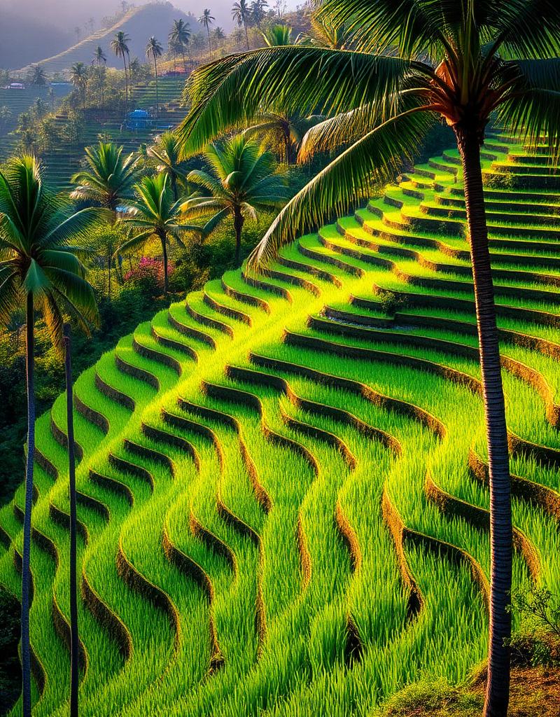 Sawah terasering Bali