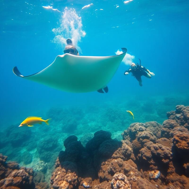 Snorkeling bersama manta ray
